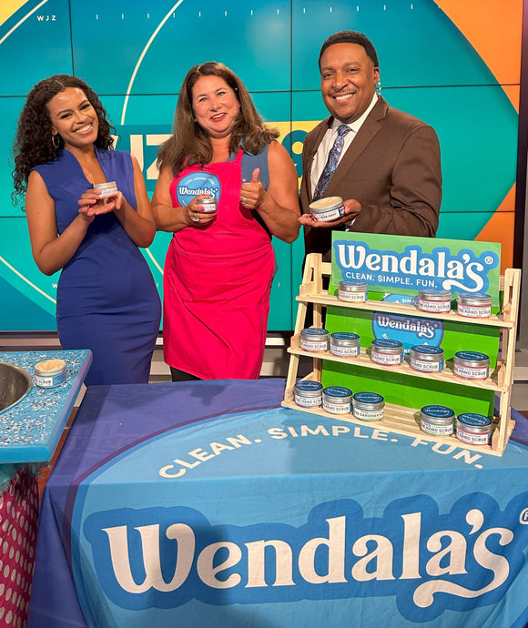 WENDALA DEMOS HER HAND SCRUBS ON CBS WJZ-13