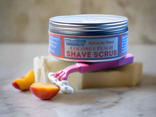 Load image into Gallery viewer, Coconut Peach Shave Scrub
