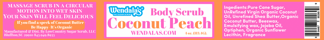 Coconut Peach Body Scrub