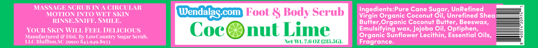 Coconut Lime Body Scrub